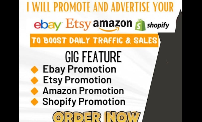 Gig Preview - Promote and advertise your etsy, ebay, amazon do organic paid promotion services