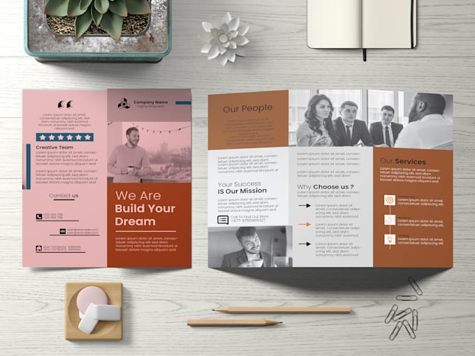 Gig Preview - Stand out with stunning trifold brochure designs