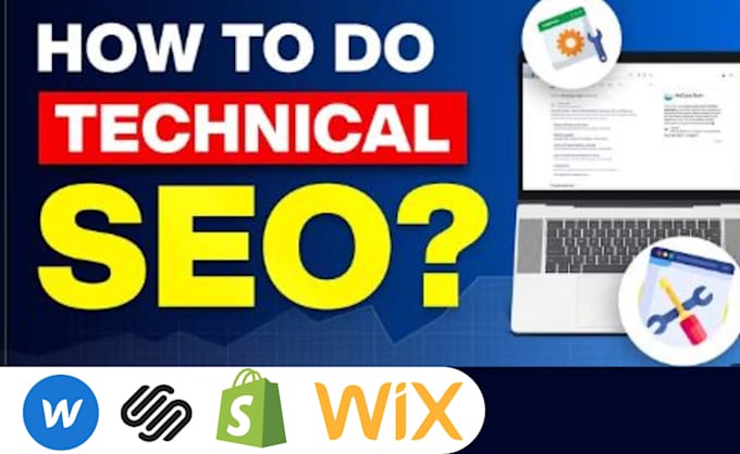 Gig Preview - Do technical on page website seo for wordpress, shopify, wix, squarespace design