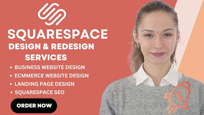 Gig Preview - Build squarespace website design squarespace ecommerce redesign squarespace SEO