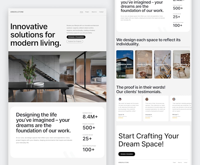 Gig Preview - Make modern looking website UI UX design in xd or figma