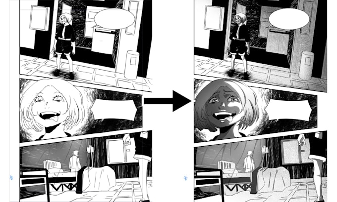 Gig Preview - Make manga tones for your lineart