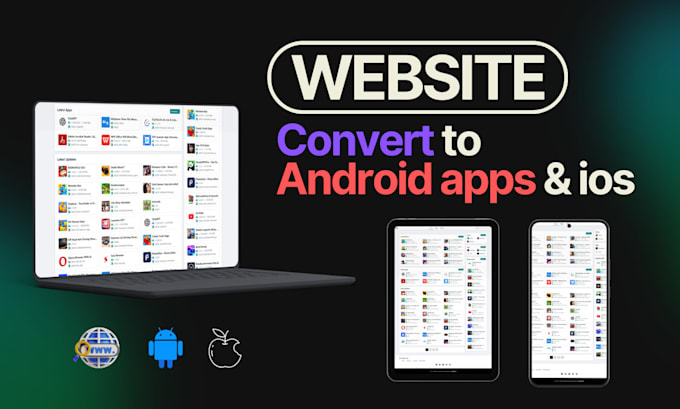 Bestseller - convert your website into a fast and responsive android app