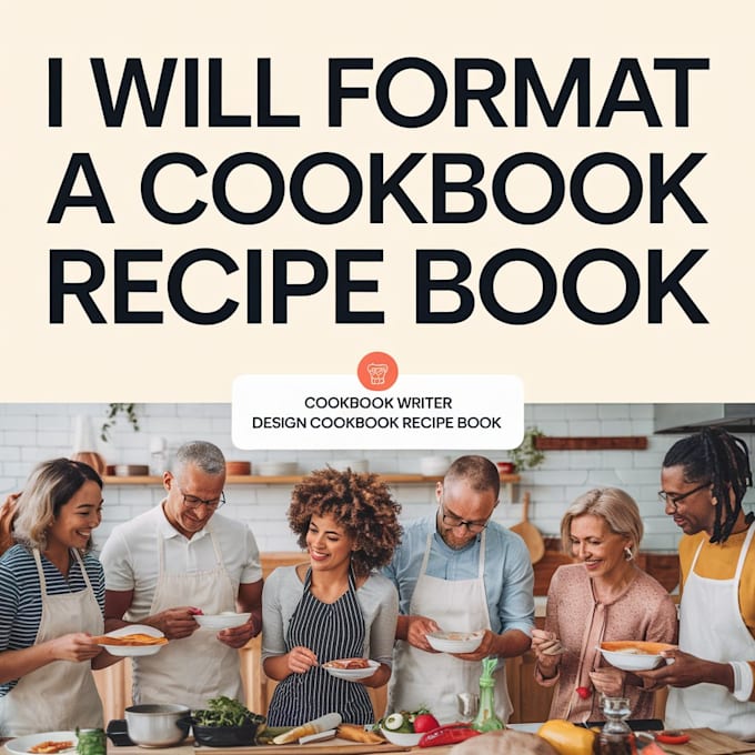 Gig Preview - Format cookbook recipe book, cookbook writer, design cookbook recipe book