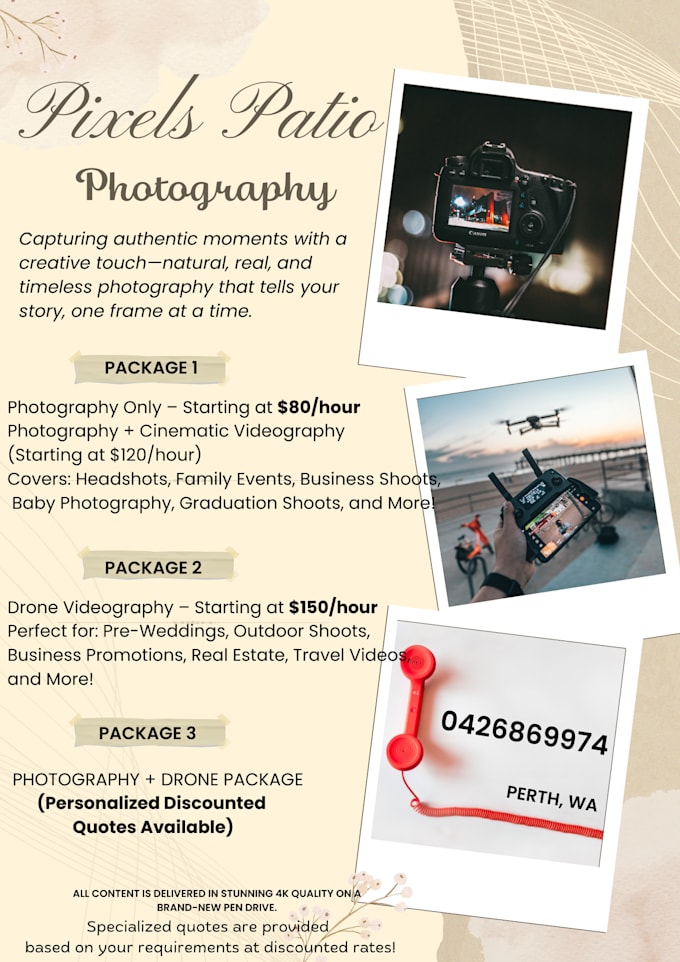 Gig Preview - Provide professional photography for your business, events, and weddings