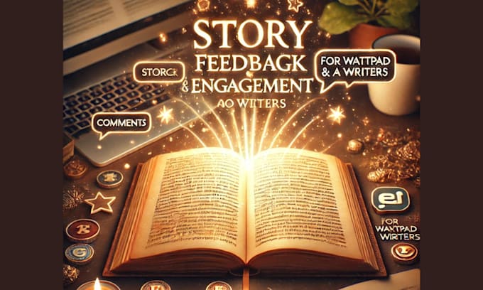 Gig Preview - Read and engage with your wattpad or ao3 story on multiple platforms