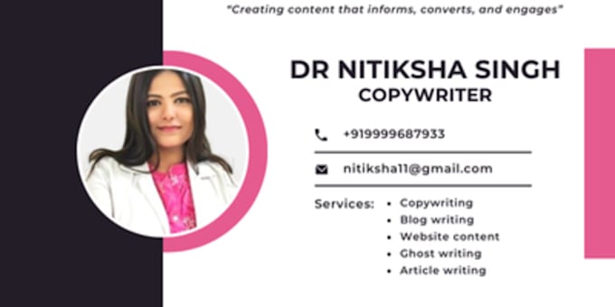 Gig Preview - Do copywriting and ghostwriting that converts and engages