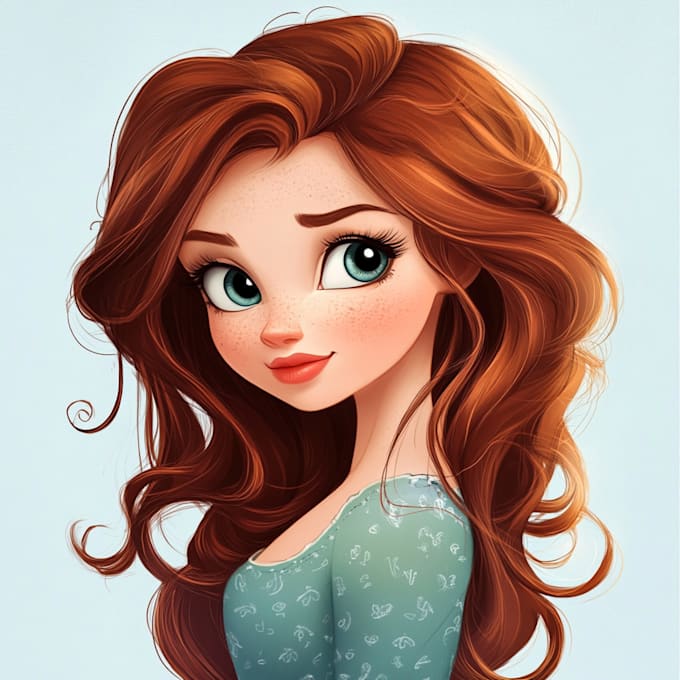 Bestseller - do a cartoon character portrait in disney cartoon style