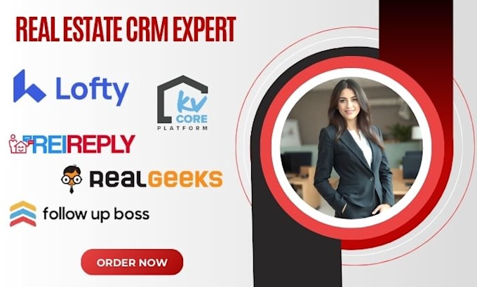 Gig Preview - Set up and manage real estate crm lofty, kvcore, follow up boss idx website