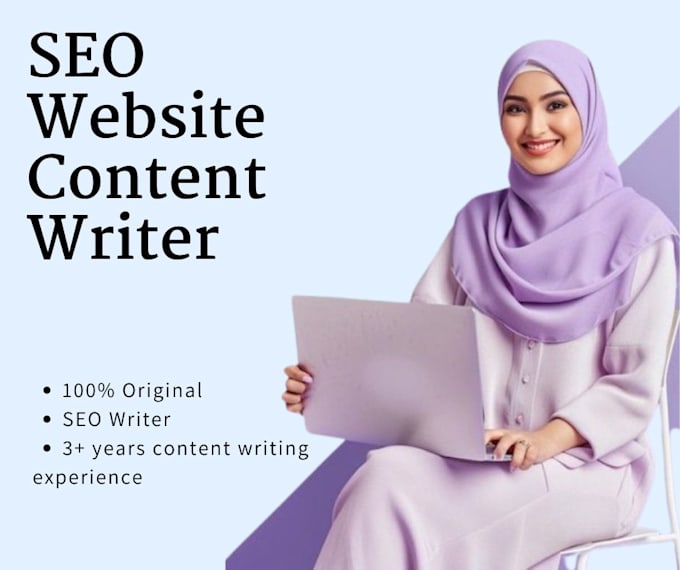 Gig Preview - Write SEO website content, blog writing, article writing