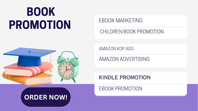 Gig Preview - Do children book promotion book ebook marketing using amazon KDP ads