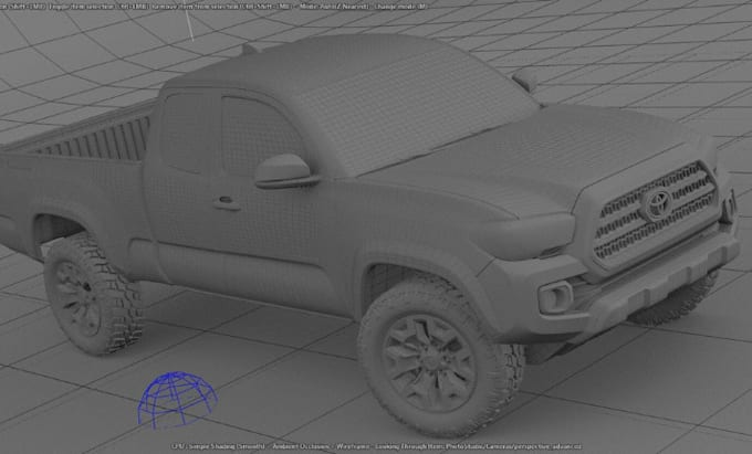 Gig Preview - 3d car model hard surface design 3d realistic rendering rc cad model 3d printing