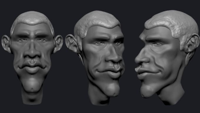 Gig Preview - Sculpt 3d model by your concept for 3d printing ,action figure, games