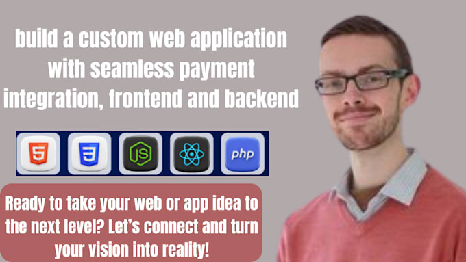 Gig Preview - Build a web application with seamless payment integration, frontend and backend