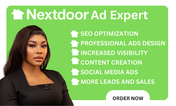 Gig Preview - Optimize nextdoor ads nextdoor ads campaign nextdoor ads that convert leads