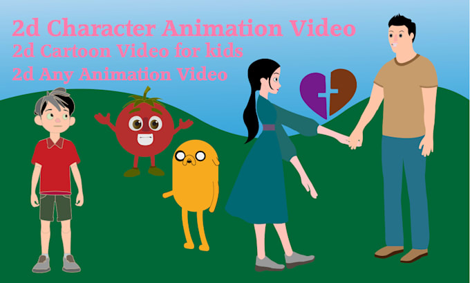 Gig Preview - Do create the best learning and  custom 2d animation for kids