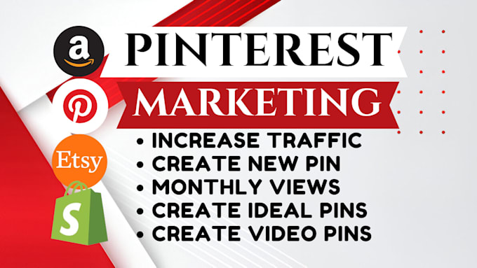 Gig Preview - Create board and pins as a pinterest marketing manager to boost visibility