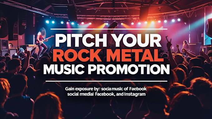 Gig Preview - Pitch heavy rock metal music promotion to 300k active organic playlist curators