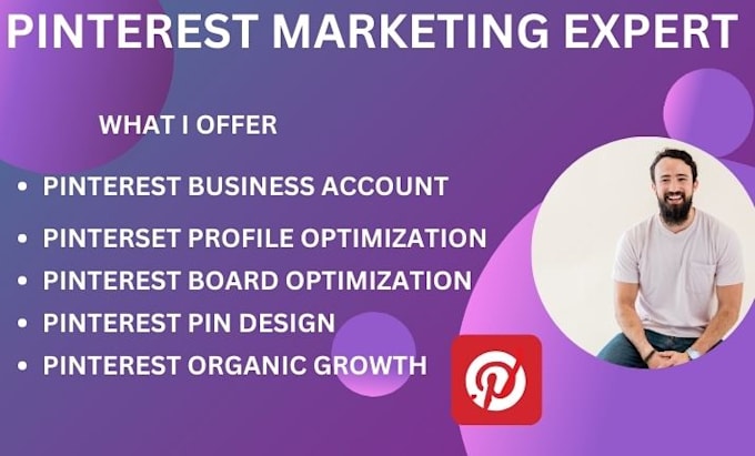 Gig Preview - Setup optimize and do pinterest marketing and boost marketing