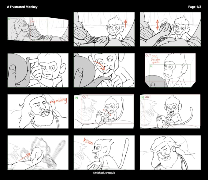 Bestseller - create storyboard and animatic for your animation project