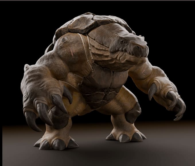 Bestseller - 3d character model for unreal engine5 and roblox 3d rig 3d creature 3d monster