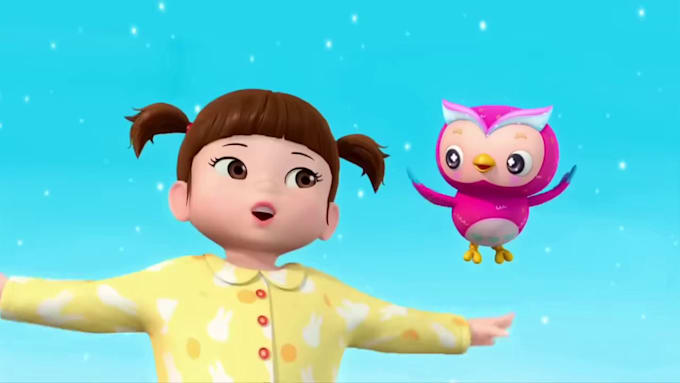 Gig Preview - Create 3d animation for kids 3d cartoon animation 3d kids animation