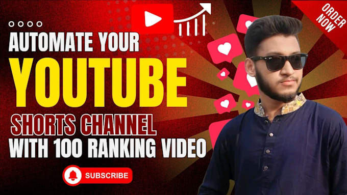 Gig Preview - Fully automate your youtube shorts channel with 100 viral ranking videos