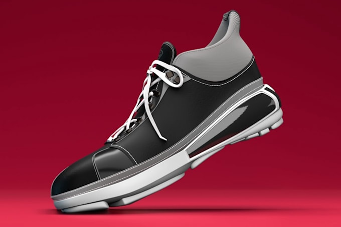 Gig Preview - Do 3d shoe model 3d sneakers design footwear modeling for animation