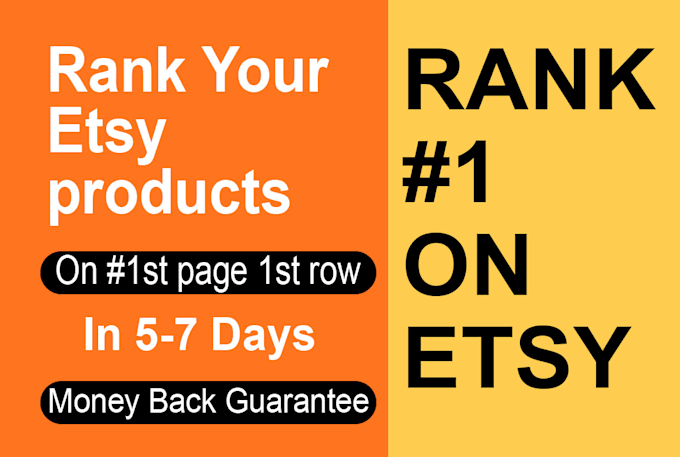 Bestseller - rank etsy products on 1st page 1st row