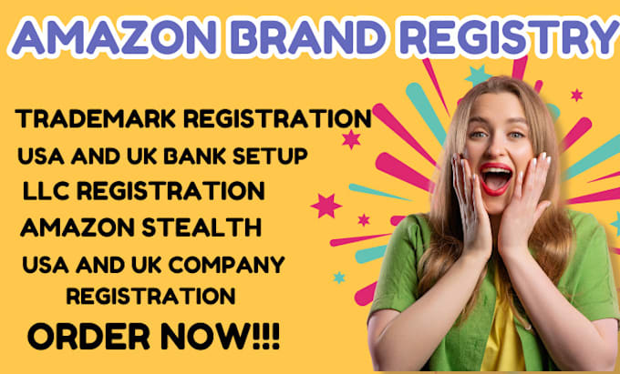 Gig Preview - Do amazon brand registration register trademark for amazon store approve