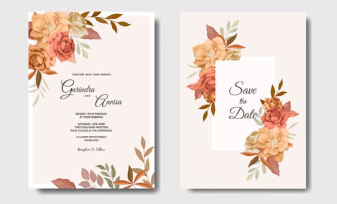 Bestseller - design elegant wedding invitation, graduation,baby shower,birthday invitation