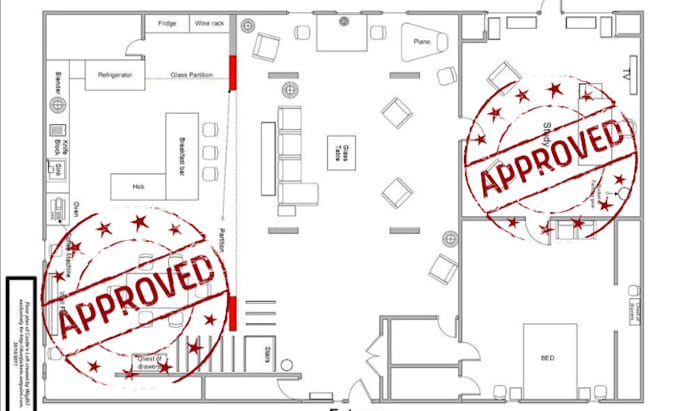 Gig Preview - Sign and stamp architectural and electrical drawing for city permit in 24 hours