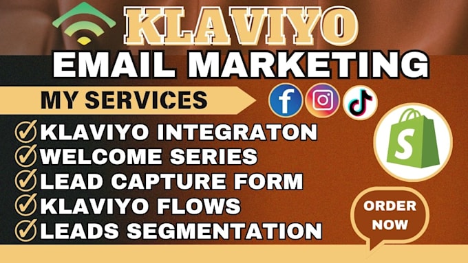 Gig Preview - Setup klaviyo email marketing klaviyo flow SMS marketing shopify sales marketing