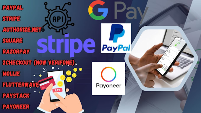 Gig Preview - Do payment gateway integration, paypal, stripe, payoneer, shopify payment, api