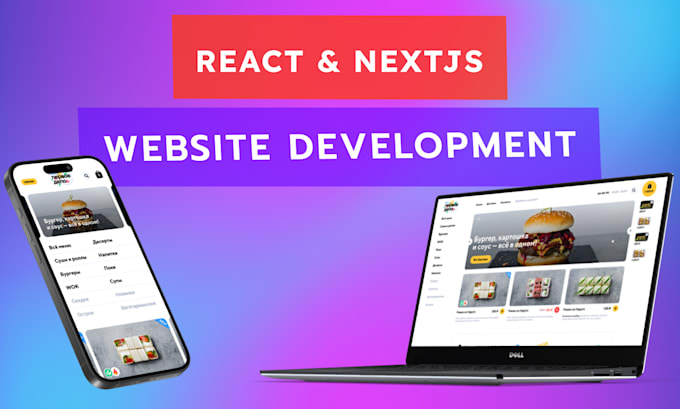 Gig Preview - Develop a responsive website using react or nextjs