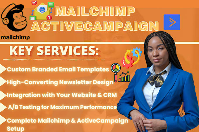 Gig Preview - Setup mailchimp and activecampaign email automation for highconversions