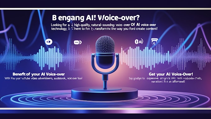 Gig Preview - Create ai voice over realistic engaging