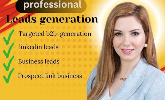 Gig Preview - Do b2b lead generation and GEO targeted lead prospecting