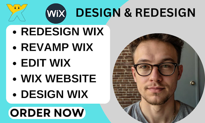 Bestseller - redesign wix website, wix website redesign, revamp, edit, design wix website