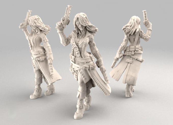 Gig Preview - Do 3d sculpture 3d character modeling, 3d model for print,3d animation high cads