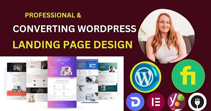 Bestseller - design a professional wordpress landing page, product landing page, landing page