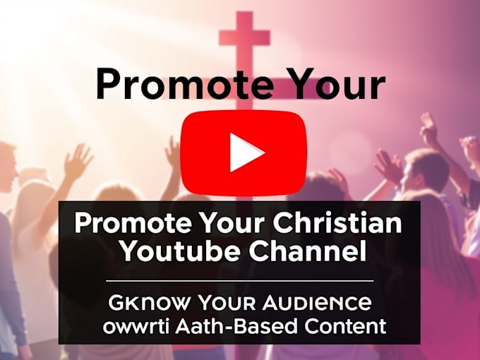 Gig Preview - Do christian youtube promotion video marketing