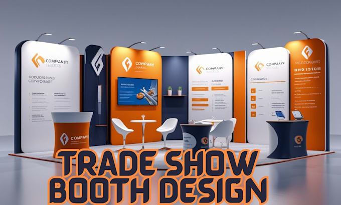 Gig Preview - Design trade show banner backdrop exhibition booth retractable banner