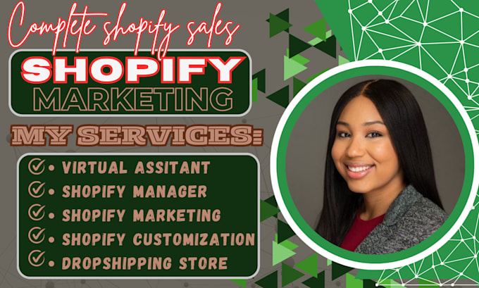 Gig Preview - Be your shopify virtual assistant shopify dropshipping store shopify manager