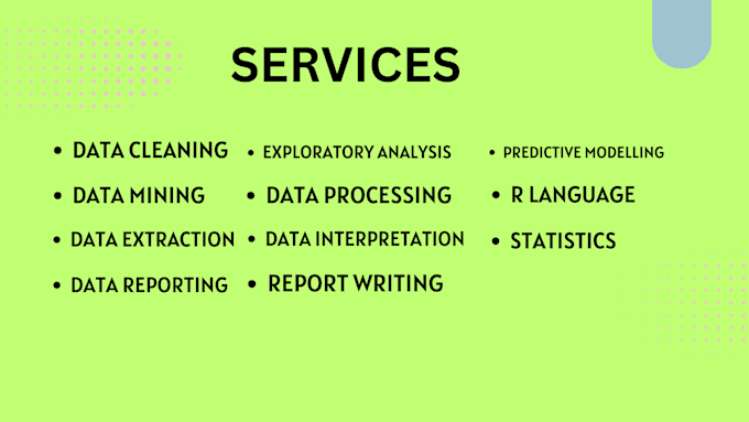 Gig Preview - Data cleaning, extraction, reporting, exploratory analysis using r programming