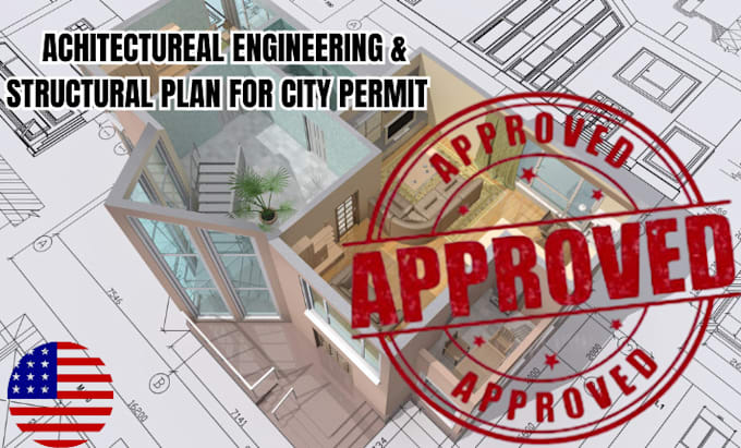 Gig Preview - Draw 2d floor plan provide architectural stamp and engineering stamp city permit