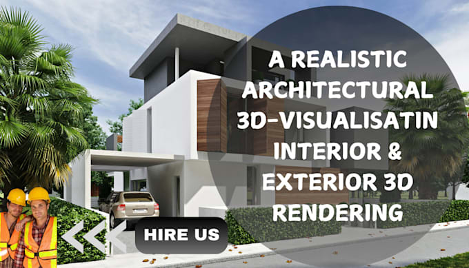 Gig Preview - Professionally do 3d architectural visualization interior rendering