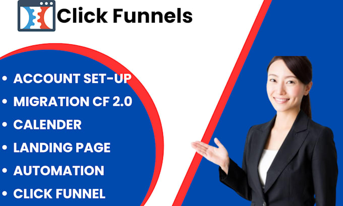 Gig Preview - Design sales funnel and clickfunnels landing page