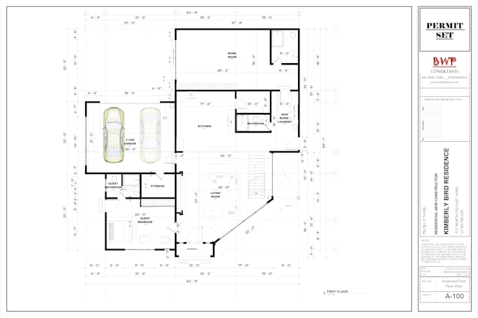 Gig Preview - Draw floor plans, framing, foundation and mep for city permit