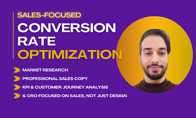 Gig Preview - Do sales funnel conversion rate optimization, 10 years of sales experience